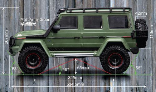 Трофи модель Yikong 4106 PRO crawler Benz G500 (Perl White) 1/10 RTR фото 3