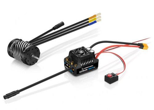 Ezrun COMBO MAX10 G2 80A / 3652SL 3300KV G3 сенсорная бесколлекторная влагозащищенная система для масштаба 1/10