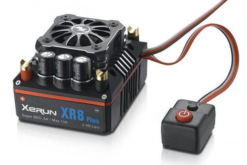 Бесколлекторная сенсорная система Xerun COMBO XR8 Plus 4268 B для моделей масштаба 1:8 фото 2