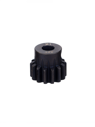 Шестерня стальная Pinion gear 14T M1 для вала 5mm фото 3