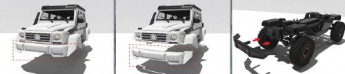 Трофи модель Yikong 4106 PRO crawler Benz G500 (Olive) 1/10 RTR фото 28