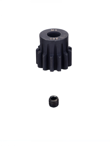 Шестерня стальная Pinion gear 13T M1 для вала 5mm фото 2