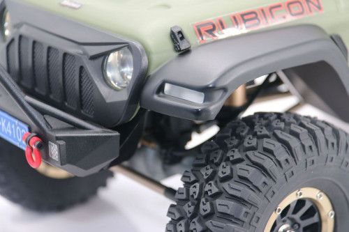 Трофи модель Yikong 4102 1/10 crawler Rubikon (Olive) RTR фото 3