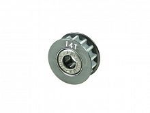Aluminum Center One Way Pulley Gear T14