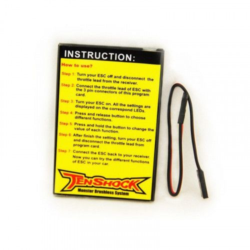 Tenshock Program Card фото 2