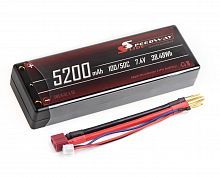 Аккумулятор Speedway Slide 139x47x25.5mm Li-Po 5200mAh 2S 7.4V 50C Hardcase T-Plug
