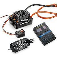 Бесколлекторная бессенсорная система Ezrun COMBO MAX8 TRX PLUG для моделей масштаба 1:8