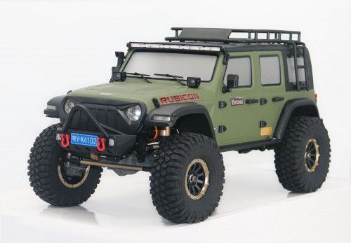 Трофи модель Yikong 4102 1/10 crawler Rubikon (Olive) RTR