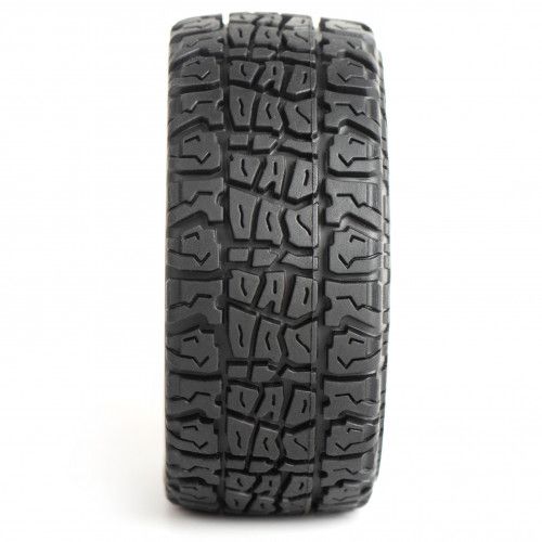 PR-Racing 1/10 SCT-P006M SC like real tire Dirt (Soft) + orange Inserts + black Wheel (2) фото 6