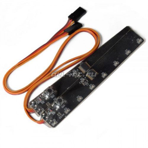 RC Car Dynamic Slim LED Light (2шт) Red фото 2