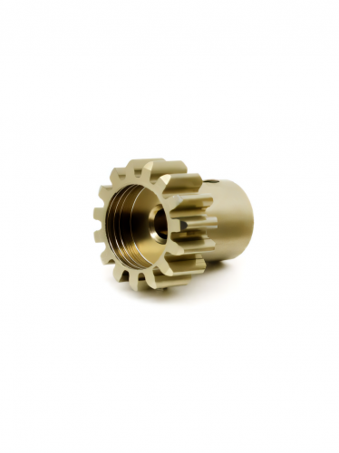 Шестерня алюминиевая Pinion gear 15T M0.5 для вала 2mm