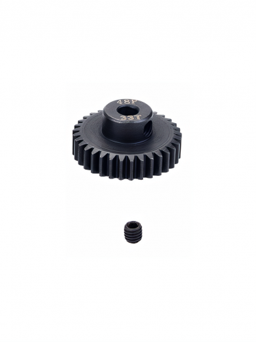 Шестерня стальная Pinion gear 33T 48P для вала 3.17mm фото 2