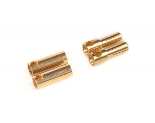 Li-Po разъёмы Speedway Slide Gold Bullet 5mm Male / Female 2 pairs фото 2
