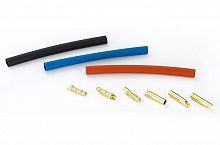Разъемы силовые 4.0MM CONNECTORS 3 пары с термоусадочными трубками