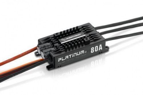 Бесколлекторный регулятор Platinum 80A-V4 для авиа моделей