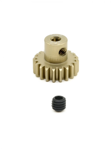 Шестерня алюминиевая Pinion gear 20T M0.5 для вала 2mm фото 2