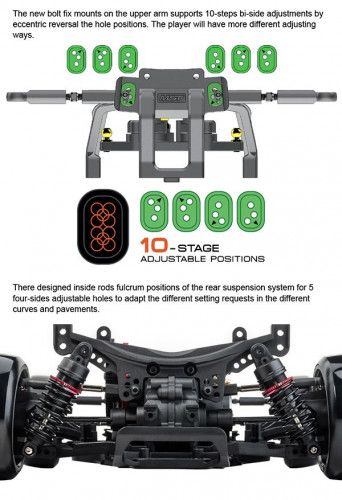 RMX-S 2.0 2WD 1/10 Scale 2WD Electric Shaft Driven Car KIT фото 9