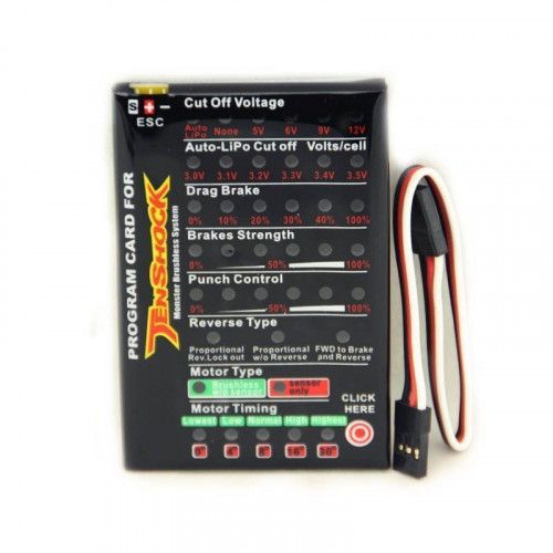 Tenshock Program Card