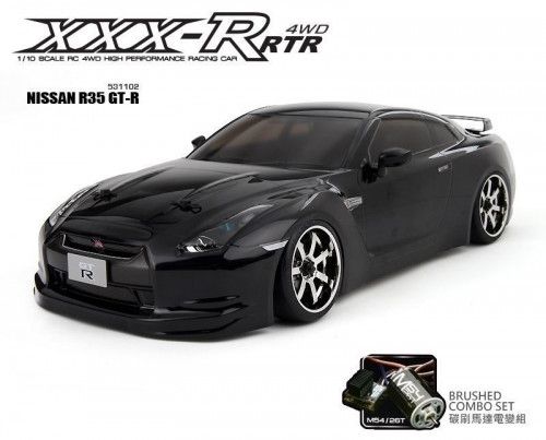 XXX-R RTR 1/10 Scale RC 4WD Racing Car (2.4G) NISSAN R35 GT-R
