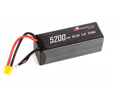 Аккумулятор Speedway Slide PRO 138x46x48mm Li-Po 5200mAh 4S 14.8V 50C Hardcase XT60