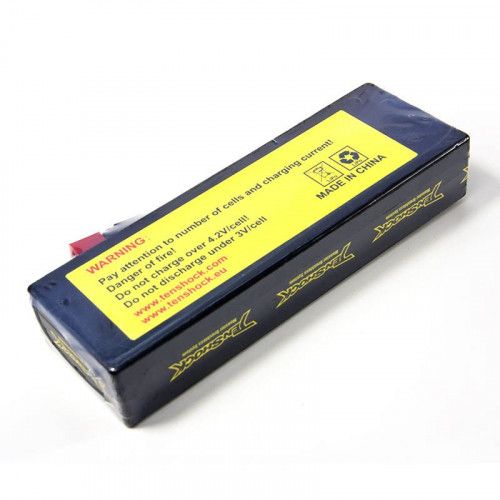 Аккумулятор Tenshock Hardcase 7.4v 6000mAh 40C with Deans to Banana Connector фото 3