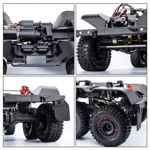 Трофи модель Yikong 6101 1/10 crawler Defender 6X6 (Black) RTR фото 5