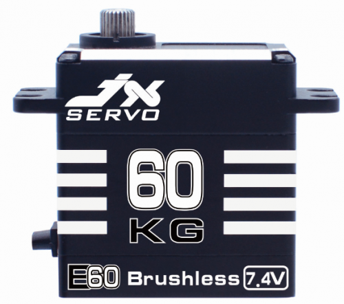 Сервопривод JX Servo B60 62кг / 0.11sec / 7.4V HV стандартный бесколлекторный цифровой с металлическими шестернями