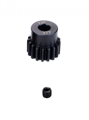 Шестерня стальная Pinion gear 17T 32P для вала 5mm фото 2
