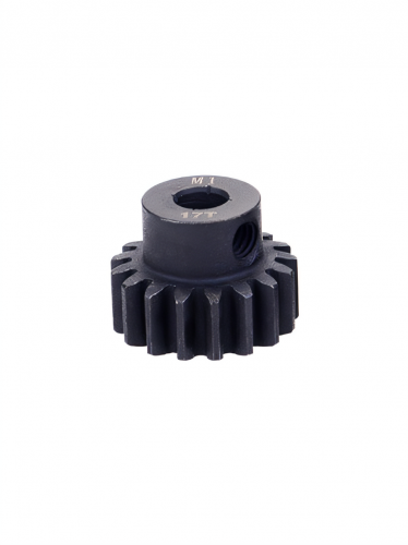 Шестерня стальная Pinion gear 17T M1 для вала 5mm фото 5