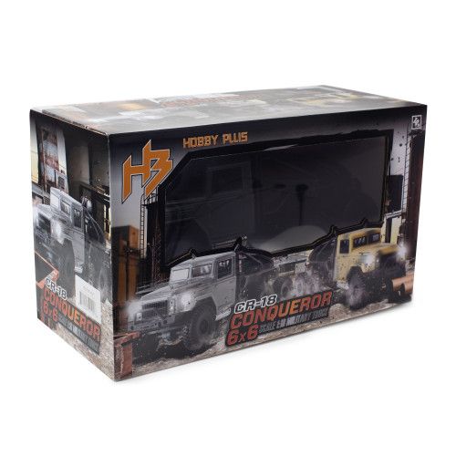 Краулер радиоуправляемый HobbyPlus CR18 Conqueror 6X6 (Gray) 1/18 RTR фото 14