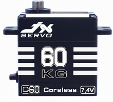 Сервопривод JX Servo C60 62кг / 0.11sec / 7.4V HV стандартный цифровой с металлическими шестернями