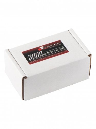 Аккумулятор Speedway Slide 70x37x19mm Li-Ion 3000mAh 2S 7.4V 30C softcase SM-4P фото 5