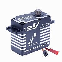 Сервопривод JX Servo BLS-12V7137MG 37кг / 0.08sec / 14V HV стандартный бесколлекторный цифровой с металлическими шестернями
