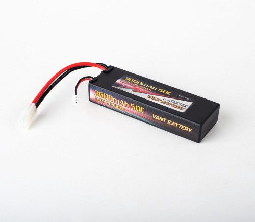 Аккумулятор VANT Black Li-Po 2S1P 3600 mAh 50C Tamiya Hardcase фото 2