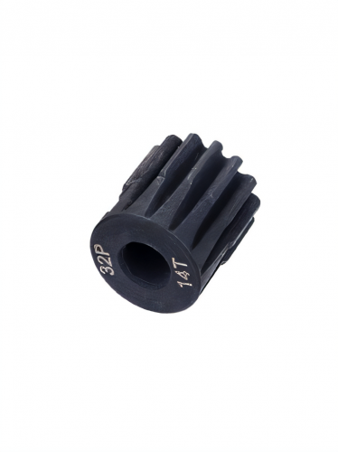 Шестерня стальная Pinion gear 14T 32P для вала 5mm фото 5