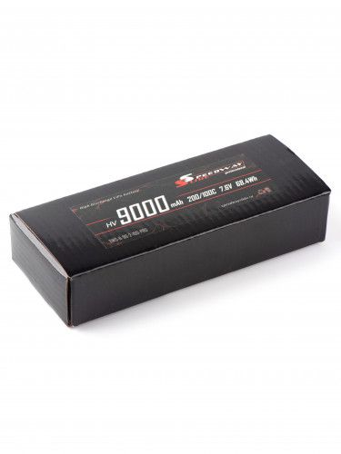 Аккумулятор Speedway Slide 138x47x25mm Li-Po 9000mAh 2S HV 7.6V 100C HARD case XT60 фото 7