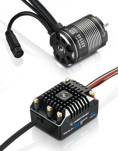 Бесколлекторная сенсорная система Xerun COMBO AXE 540 1800KV FOC­ для краулеров масштаба 1:10