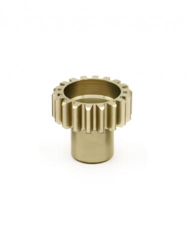 Шестерня алюминиевая Pinion gear 18T M0.5 для вала 2mm фото 5
