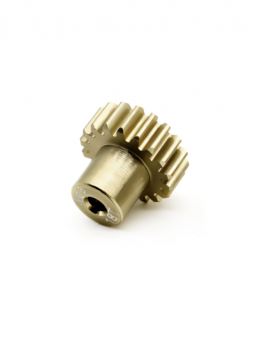 Шестерня алюминиевая Pinion gear 18T M0.5 для вала 2mm фото 3
