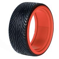 Eagle Drift tyre with insert wheel 26mm (4pcs) Orange