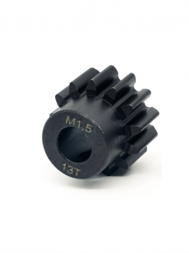 Шестерня стальная Pinion gear 13T M1.5 для вала 8mm фото 3