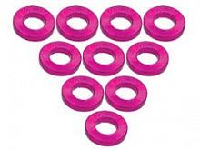 Aluminium M3 Flat Washer 1.0mm (10 Pcs) - Purple
