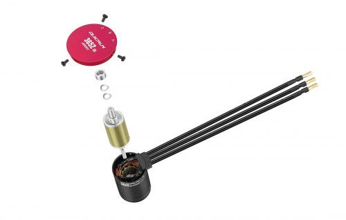 Quicrun 3652SL G2 4000KV Бесколлекторный бессенсорный 4х полюсный мотор для моделей масштаба 1:10 фото 2