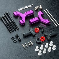Alum. front lower arm set (purple)