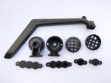 Lamp mounting & Water tube