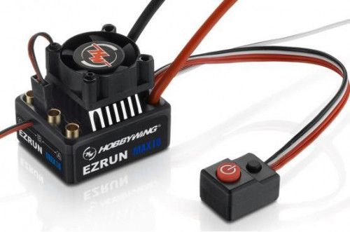 Бесколлекторный влагозащищённый регулятор EzRun MAX10 для масштаба 1:10 фото 4