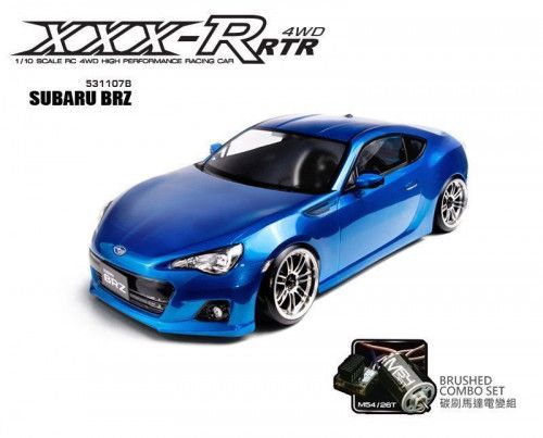 XXX-R RTR 1/10 Scale RC 4WD Racing Car (2.4G) SUBARU BRZ (blue)