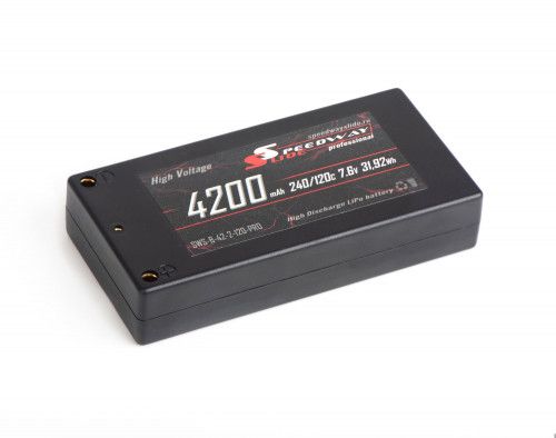 Аккумулятор Speedway Slide Li-Po PRO LCG HV 4200mAh 2S 7.6V 120C XT60 95x47x18.5mm Short pack фото 2