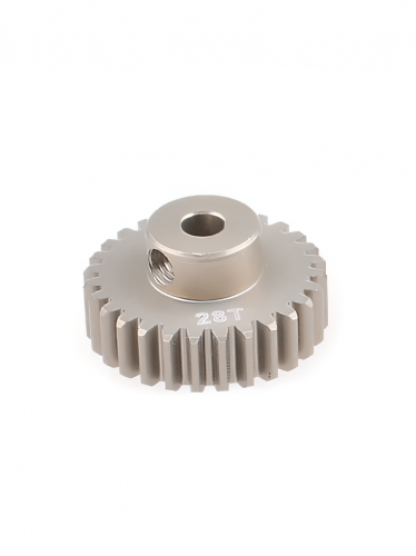Шестерня алюминиевая Pinion gear 28T M0.6 для вала 3.17mm фото 4