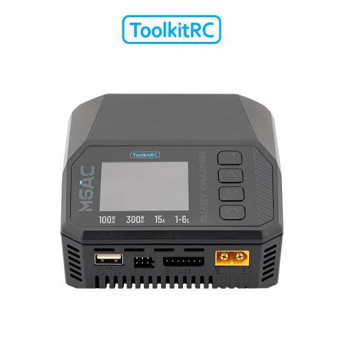 ToolkitRC M6AC 300W 1-6S универсальное зарядное устройство фото 3